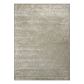 8' x11' Tone On Tone Moss Color Hand Tufted Hand Made Art Silk Transitional Oriental Rug