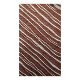 5' x7' 5'' Brown Aqua Color Hand Tufted Hand Made Wool & Art Silk Modern & Contemporary Oriental Rug