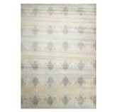 9' 4''x13' 3'' Light Blue Brown Taupe Color Hand Tufted Hand Made 100% Wool Modern & Contemporary Oriental Rug