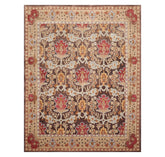 7' 9''x9' 9'' Brown Beige Caramel Color Hand Tufted Hand Made 100% Wool Traditional Oriental Rug