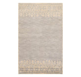 5' x8' Gray Beige Color Hand Tufted Hand Made 100% Wool Transitional Oriental Rug