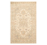 5' x8' Beige Mint Brown Color Hand Tufted Hand Made 100% Wool Traditional Oriental Rug