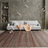 8' x10' Brown Aqua Gray Color Hand Knotted Persian 100% Wool Modern & Contemporary Oriental Rug