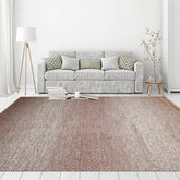 8' x10' Ivory Gray Rust Color Hand Knotted Persian 100% Wool Modern & Contemporary Oriental Rug