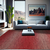 8' x10' Red Gray Beige Color Hand Knotted Persian 100% Wool Modern & Contemporary Oriental Rug