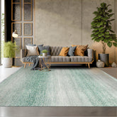 9' x12' Green Beige Gray Color Hand Knotted Hand Made 100% Wool Modern & Contemporary Oriental Rug