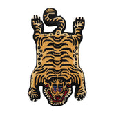 3' x5' Gold Black Red Color Hand Tufted Hand Made 100% Wool Novelty Oriental Rug