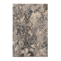 4x9 Gray, Beige, Muted Tones Color Hand Knotted All-Over 100% Wool Modern Oriental Rug