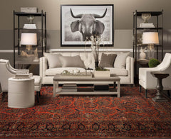 12' x17' 11'' Faded Salmon Navy Light Gold Color Hand Knotted Persian 100% Wool Traditional Oriental Rug