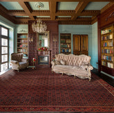 10' x13' 2'' Black Orange Gold Color Hand Knotted Persian 100% Wool Traditional Oriental Rug