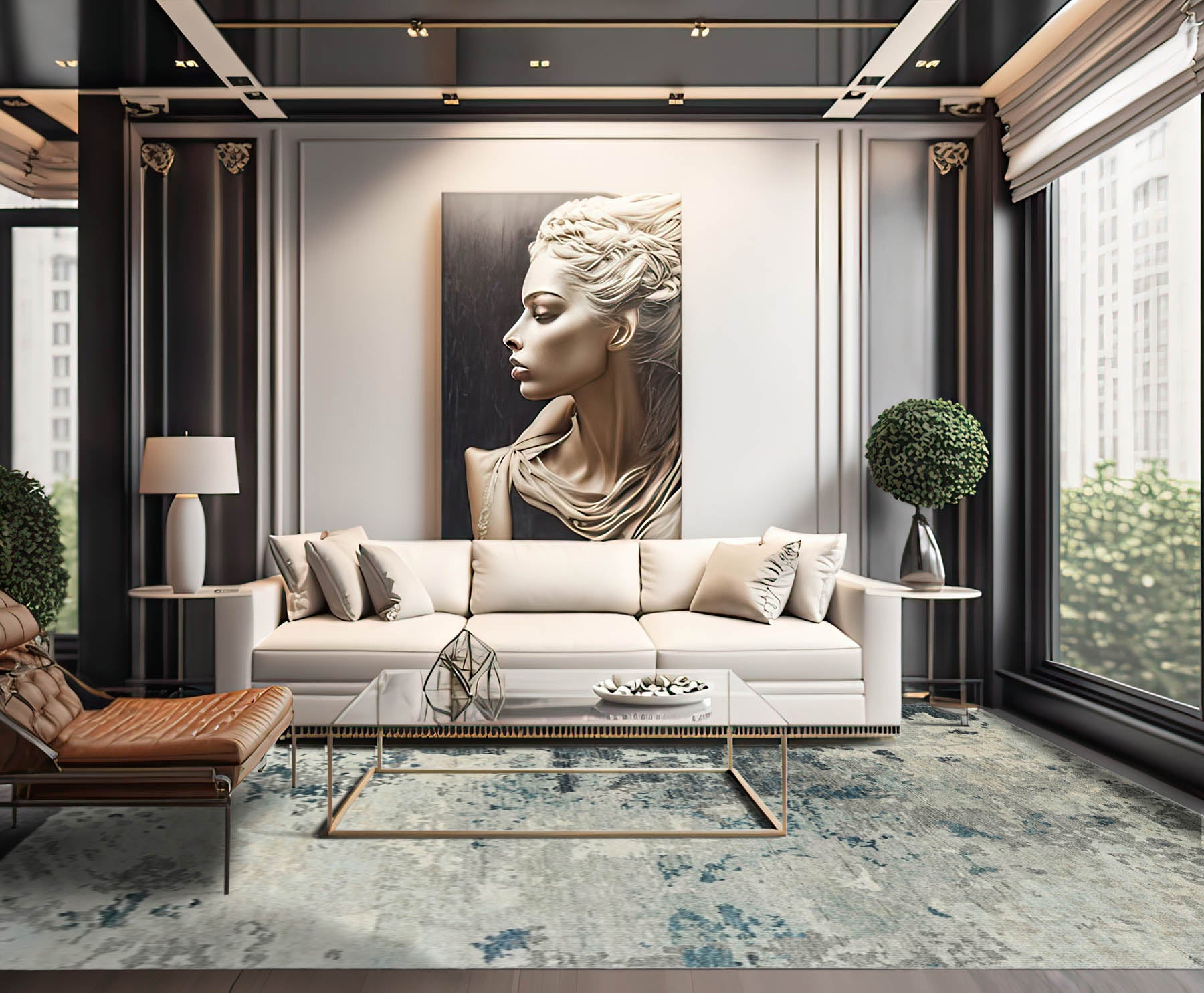 7' 10''x9' 11'' Silver Turquoise Color Hand Knotted Persian 100% Wool Traditional Oriental Rug