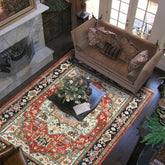 5' 10''x9' Rust Charcoal Color Hand Knotted Persian 100% Wool Traditional Oriental Rug