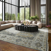 8x10 Gray LoomBloom Hand Knotted Arts & Crafts Oushak 100% Wool Oriental Area Rug
