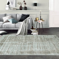 8x10 Gray LoomBloom Hand Knotted Modern & Contemporary Textured Tibetan 100% Wool Oriental Area Rug