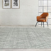 4x6 Gray LoomBloom Hand Knotted Modern & Contemporary Textured Tibetan 100% Wool Oriental Area Rug