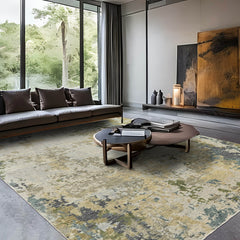 8x10 Gray LoomBloom Hand Knotted Modern Abstract Tibetan 100% Wool Oriental Area Rug