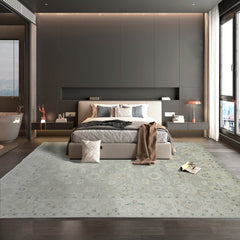 10x14 Gray, Beige Hand Knotted Afghan Oushak 100% Wool Traditional Oriental Area Rug