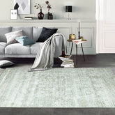 8x10 Gray, Beige Hand Knotted 100% Wool Modern & Contemporary Oriental Area Rug