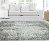 5x7 Gray, Silver Hand Knotted 100% Wool Modern & Contemporary Oriental Area Rug