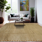 9x12 Hand Knotted Tibetan 100% Wool Tibetan Traditional Oriental Area Rug Moss, Caramel Color