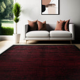 6x9 Hand Knotted Tibetan 100% Wool Tibetan Traditional Oriental Area Rug Black, Red Color