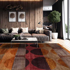 9x12 Hand Knotted Tibetan 100% Wool Tufenkian Art Deco Oriental Area Rug Gold, Gray Color