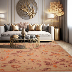 9x12 Hand Knotted Tibetan 100% Wool Michaelian & Kohlberg Traditional Oriental Area Rug Tan, Taupe Color