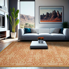 9x12 Hand Knotted Tibetan 100% Wool Michaelian & Kohlberg Transitional Oriental Area Rug Beige, Gold Color