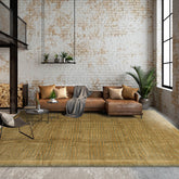 9x12 Hand Knotted Tibetan 100% Wool Michaelian & Kohlberg Modern & Contemporary Oriental Area Rug Gold,Olive Color