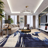 10x14 Hand Knotted Tibetan Bamboo Silk Tibetan Modern & Contemporary Oriental Area Rug Beige,Ivory Color