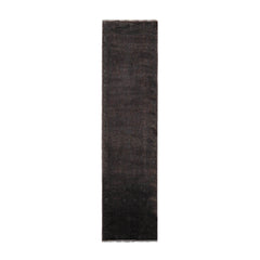 Runner Hand Knotted Turkish Oushak 100% Wool Oushak Modern & Contemporary Oriental Area Rug Charcoal, Chocolate Color