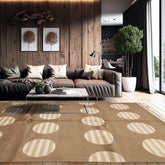 6x9 Olive Hand Knotted Art Deco Geometric Wool and Silk Oriental Area Rug