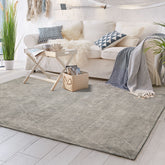 5x8 Gray Hand Woven Rustic/Primitive Moroccan Wool Oriental Area Rug by LoomBloom