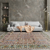 10' x14' 1'' Blush Green Ivory Color Hand Knotted Turkish Oushak 100% Wool Transitional Oriental Rug