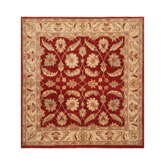6x9 Hand Knotted 100% Wool Chobi Peshawar Traditional Oriental Area Rug Rust,Beige Color