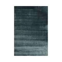 6x9 Blue LoomBloom Hand Knotted Modern & Contemporary Textured Tibetan 100% Wool Oriental Area Rug