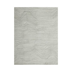 8x10 Gray LoomBloom Hand Knotted Modern & Contemporary Textured Tibetan 100% Wool Oriental Area Rug