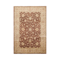 5x7 Hand Knotted Persian 100% Wool Chobi Peshawar Traditional Oriental Area Rug Brown, Beige Color