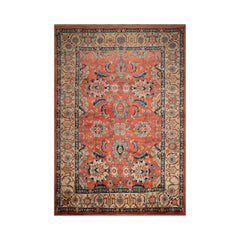 Palace Hand Knotted Persian 100% Wool Mahal Arts & Crafts Oriental Area Rug Salmon, Ivory Color