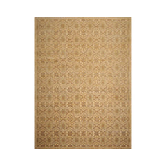 10x14 Hand Knotted 100% Wool Peshawar Traditional Oriental Area Rug Tan, Gray Color