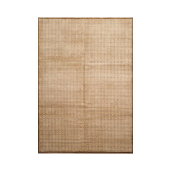 6x9 Hand Knotted Tibetan 100% Wool Michaelian & Kohlberg Modern & Contemporary Oriental Area Rug Beige, Tan Color