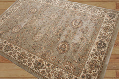 Made Beauty 5x7 Gray 100% New Zealand Wool Rug Made in the USA