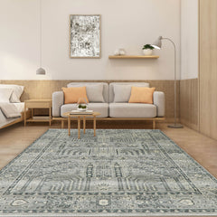 8x10 Hand Knotted Turkish Oushak 100% Wool Traditional Oriental Area Rug Tone On Tone Gray Color