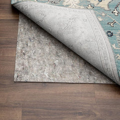 12' x18' Gray Color Hand Woven Rug Pad Felt Modern & Contemporary Oriental Rug