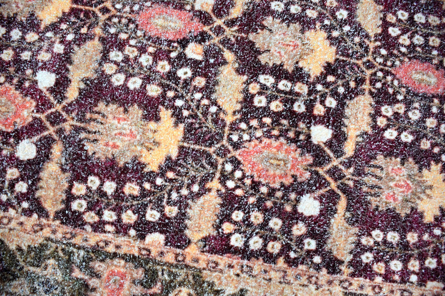 Multi Size Purple Brown Beige Color Hand Woven All-Over Polyester Traditional Oriental Rug