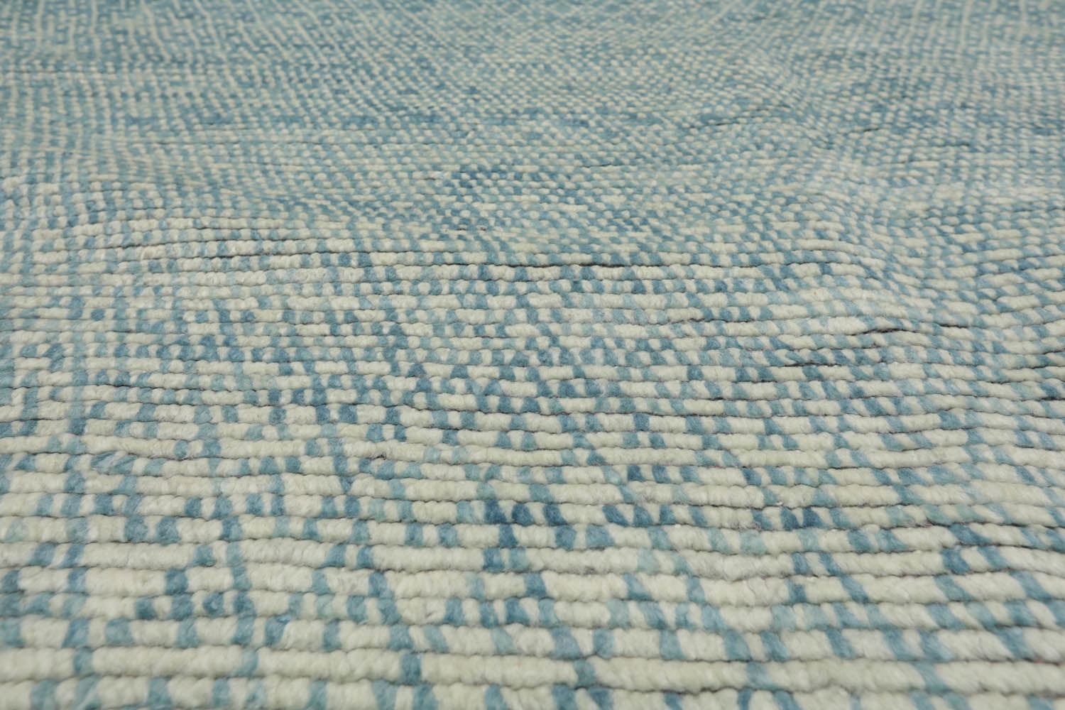 9x12 Aqua, Beige, Color Hand Knotted Grass 100% Wool Modern Oriental Rug