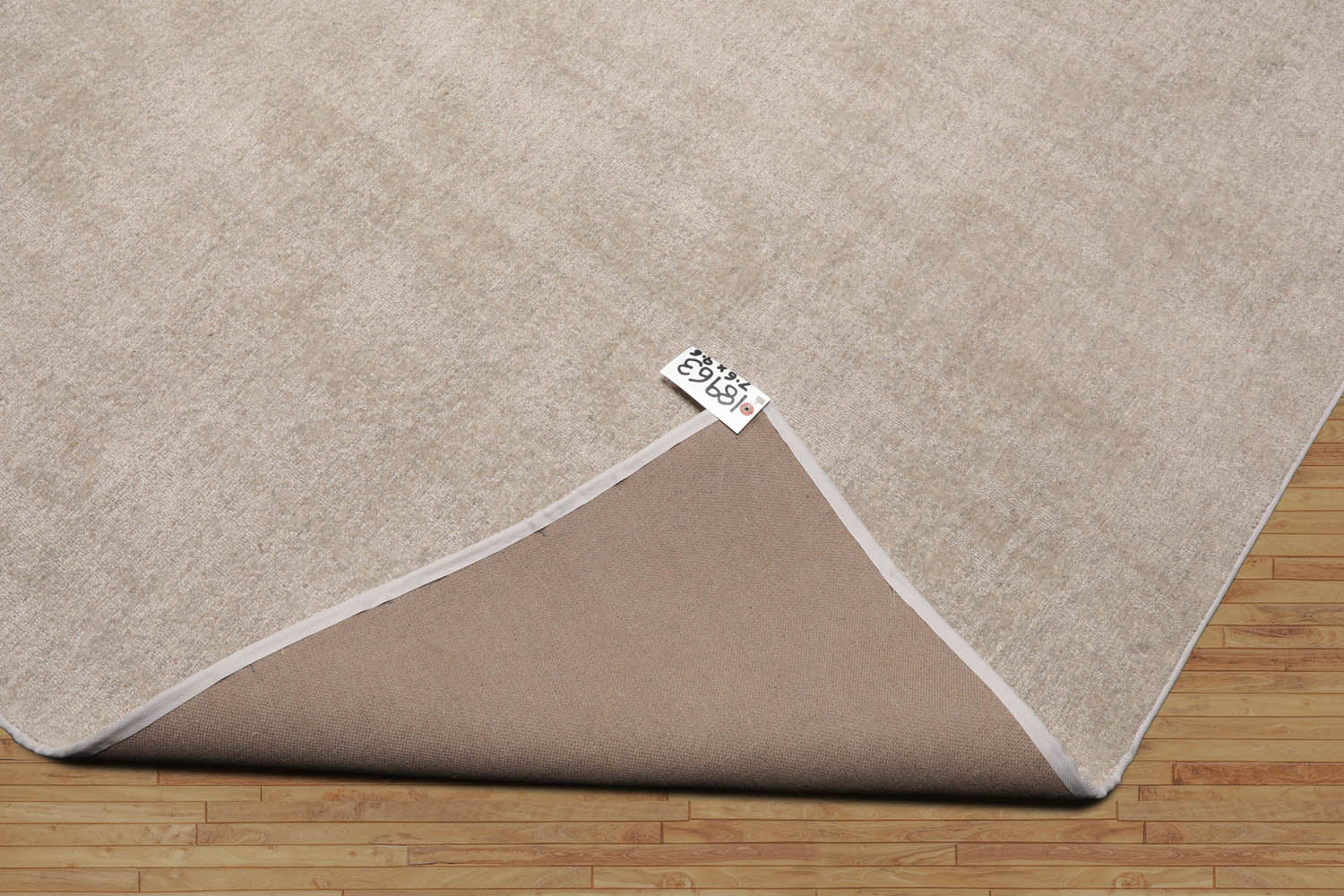 Pinkey New Zealand Wool Oriental Rug LoomBloom Taupe Multi Sizes Hand Tufted Textured Design