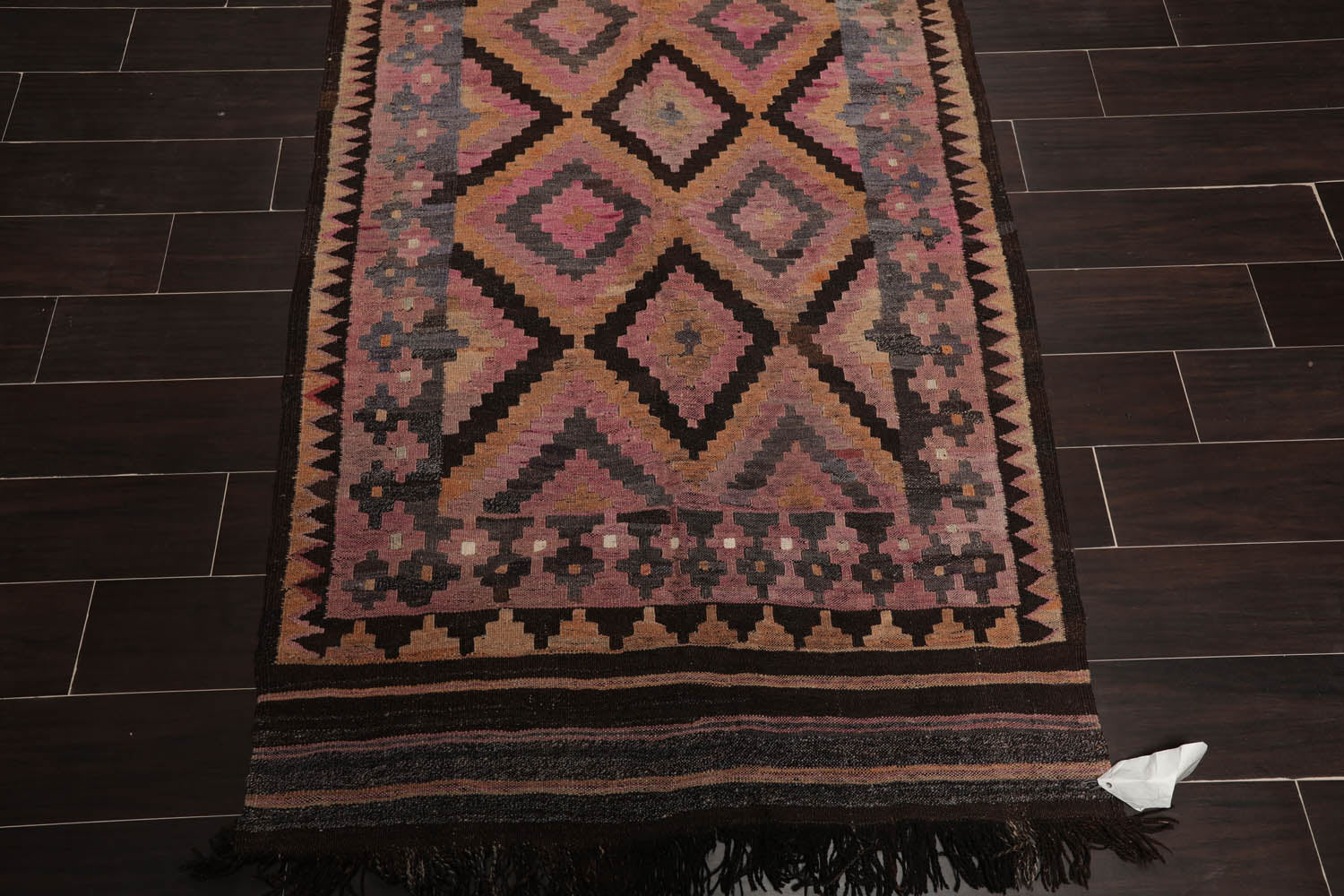 3x5 Rust, Rose, Brown Color Hand Woven All-Over 100% Wool Traditional-Persian/Oriental Oriental Rug