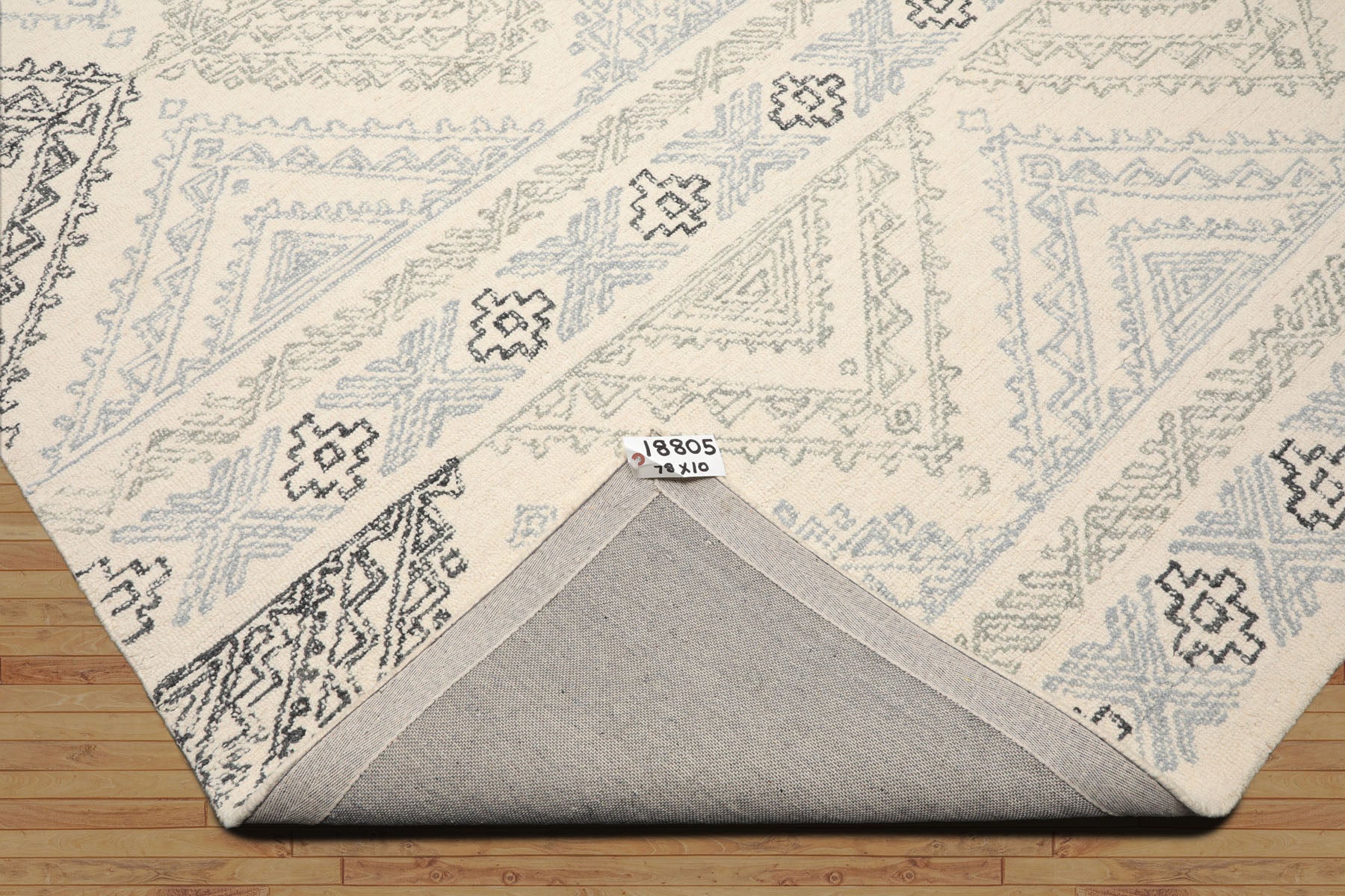 Featherston Hand Tufted Transitional Geometric Wool Oriental  Rug in Ivory Multi Sizes by LoomBloom