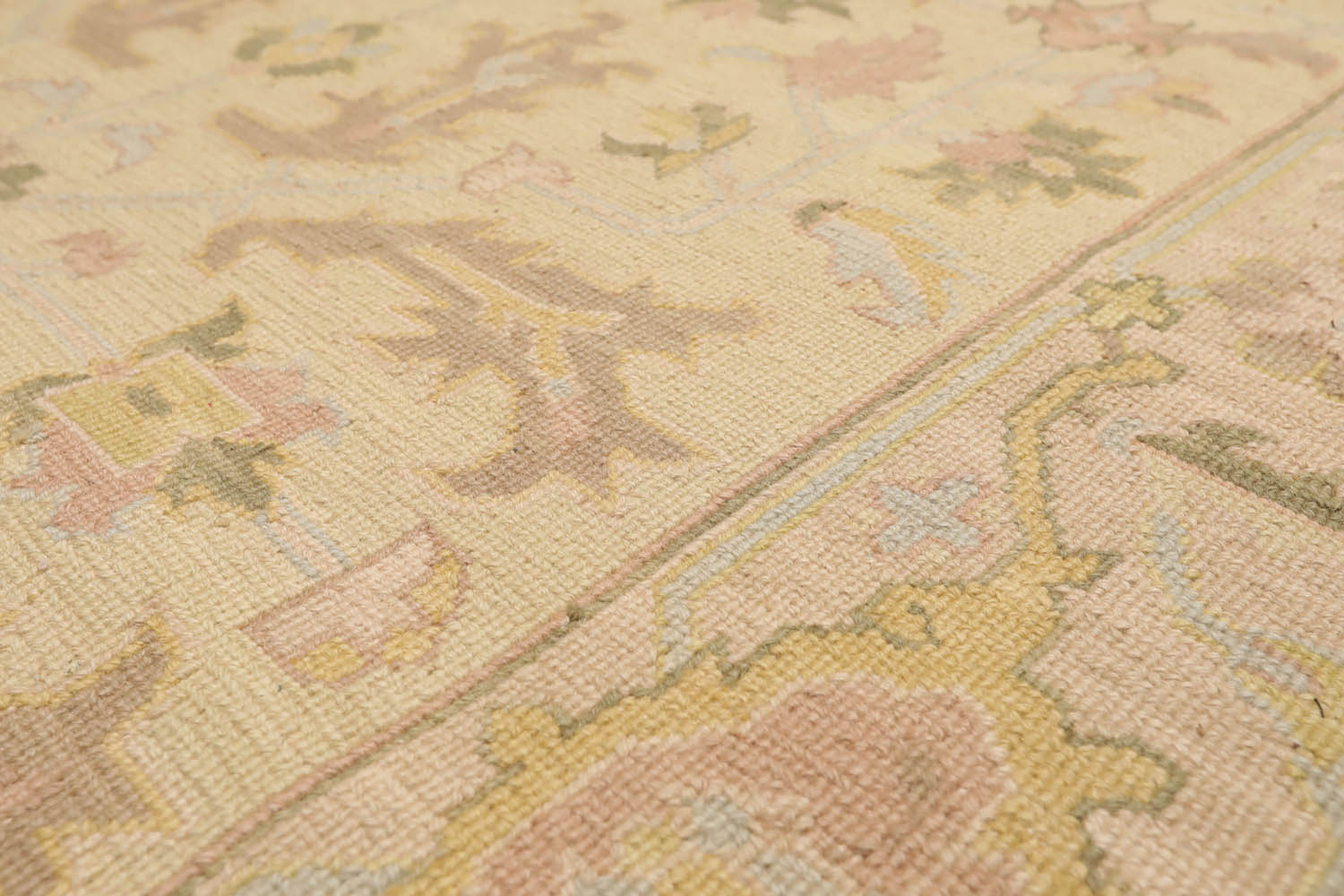 3x5 Multi, Gray, Gold Color Hand Knotted All-Over 100% Wool Traditional Oriental Rug